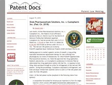 Tablet Screenshot of patentdocs.org